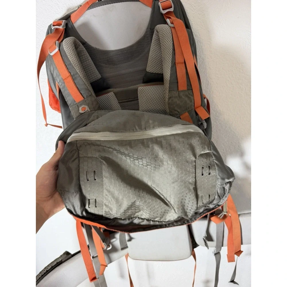 Mountain Hardwear Ozonic 50L Backpack Hiking Camping Pack Gray Orange